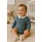 Calamaro Boys Soft Blue Jam Pant Set with buttons