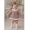 Calamaro Pink Ribbed Smock Dress with Knickers