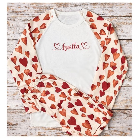 Valentine pyjamas