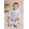 Deolinda Boys Blue Quilted Star Jam Pant Set