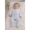 Deolinda blue quilted star babygrow