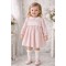 Deolinda Long Sleeved Pink Corduroy Dress With Daisy's