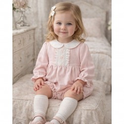 Deolinda pink flower romper