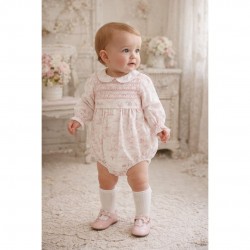 Deolinda White And Pink Romper