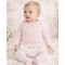 Mayoral Pink Knitted Jam Pant Set With TIghts