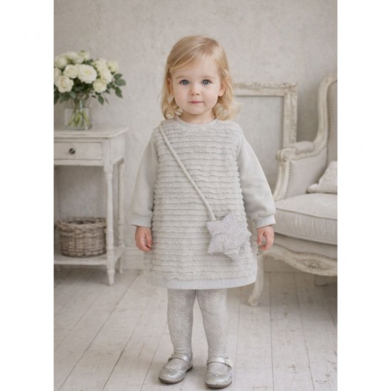 Mayoral Grey Bow Jumper and Leggings Set