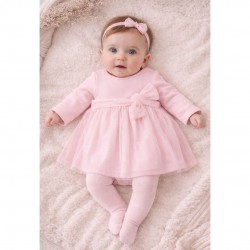 Mayoral Pink Pleated Dress