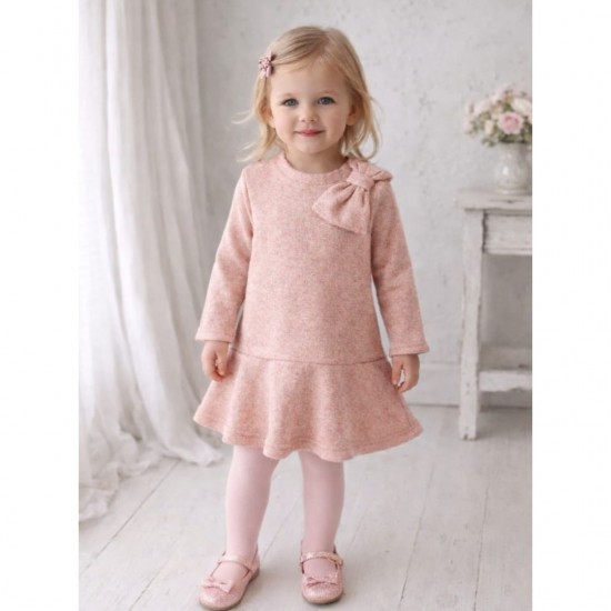 Mayoral Pink Sparkly Knitted Dress