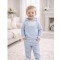 Tutto Piccolo Blue And White Hooded Top and Trouser Set