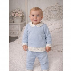 Babidu Boys Knitted Tracksuit With Rabbit Detail