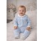 Babidu Boys Knitted Footed Legging Set With Rabbit Detail
