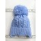 Little Nosh Beige Patterned Knitted Hat With Pom Pom Little Nosh Beige Patterned Knitted Hat With Pom Pom