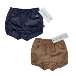 Calamaro Boys Jam Pants With Wooden Button Detail