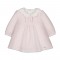 Mayoral Pink Soft Dress With Scallop Collar Mayoral Pink Soft Dress With Scallop Collar