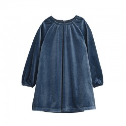 Mayoral Blue Sparkly Smock Dress Mayoral Blue Sparkly Smock Dress