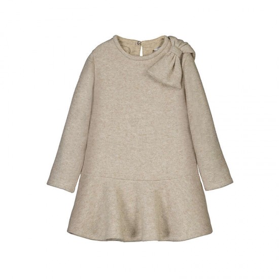 Mayoral Gold Sparkly Knitted Dress