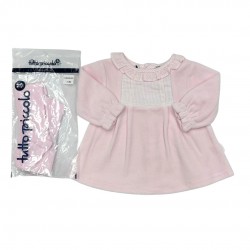 Tutto Piccolo Pink Velour Dress With TIghts Tutto Piccolo Pink Velour Dress With TIghts