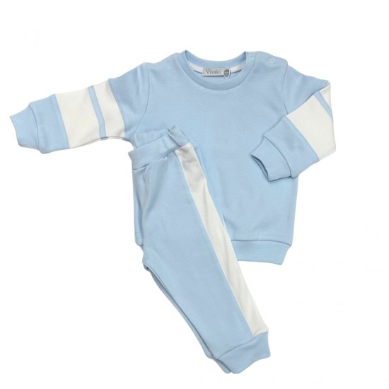 Blue And White Jumper And Trouser Set Blue And White Jumper And Trouser Set