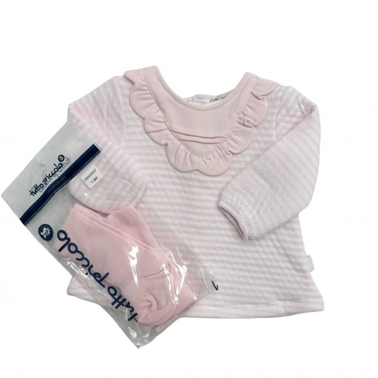 Tutto Piccolo Cream Check Dress With Red Tights Tutto Piccolo Cream Check Dress With Red Tights