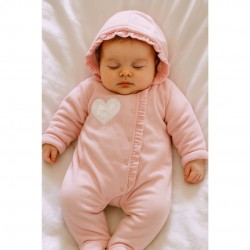 AW Pex Pink padded girl snowsuit