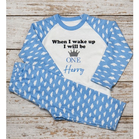 Blue Cloud Personalised Pyjamas