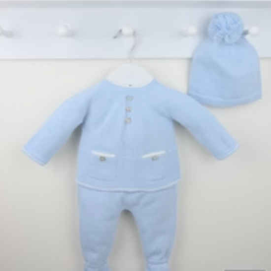 Bertie Suit Dusky Blue Bertie Suit Dusky Blue