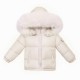 CHAMPAGNE PUFFER COAT WITH HOOD CHAMPAGNE PUFFER COAT WITH HOOD