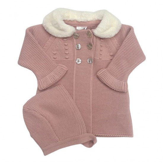 AW PEX ROSE COAT AND BONNET