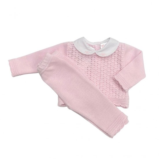 AW Pex pink knitted two piece