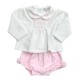 Deolinda Velour Jam Pant Set With Rabbit Collar