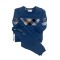 Deolinda Boys Blue Tracksuit With Check Detailing Deolinda Boys Blue Tracksuit With Check Detailing