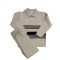 Granlei Boys Knitted Beige and Navy Polo Shirt Set