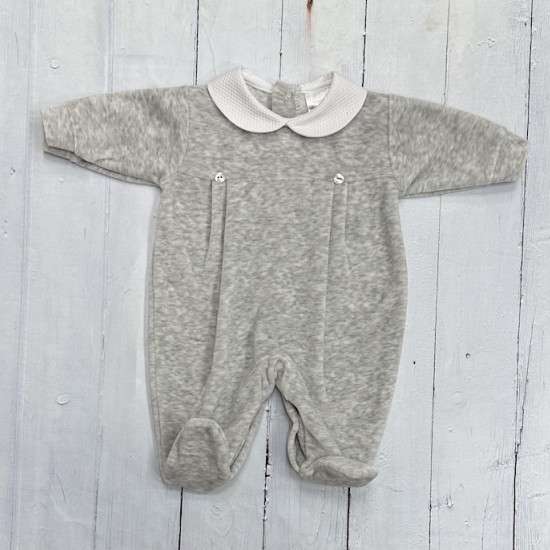 Silvio Sleepsuit Grey Silvio Sleepsuit Grey