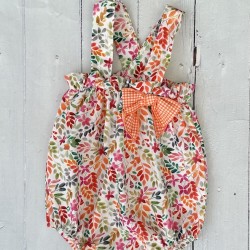 CALA Girl TWO PIECE ORANGE ROMPER