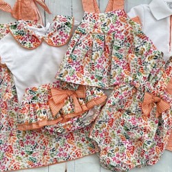 CALA Boy TWO PIECE ORANGE SHORT SET