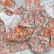 CALA Girl TWO PIECE ORANGE Jam pant set