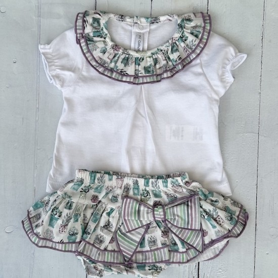 Calamaro plant potted jam pant set