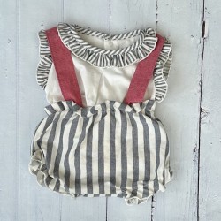 Calamaro Girl Marino romper set