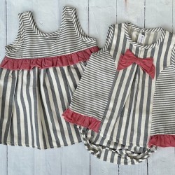 Calamaro younger girl marino dress