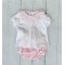 Calamaro Girl pink delicate ruffle set