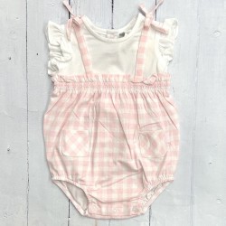 Tutto Piccolo Girl gingham romper Tutto Piccolo Girl gingham romper