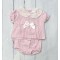 Girl PINK COTTON BOW TWO PIECE