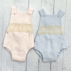 Lor Miral Girl pink and blue dungaree  Lor Miral Girl pink and blue dungaree