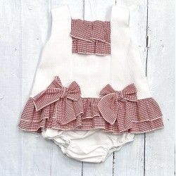 LOR MIRA Red and white dress LOR MIRA Red and white dress