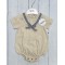Babidu Boy or Girl beige romper  Babidu Boy or Girl beige romper