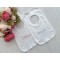 Embroidered bibs £5 limited time only Embroidered bibs £5 limited time only