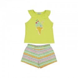 Mayoral Girl Ice cream shorts set Mayoral Girl Ice cream shorts set