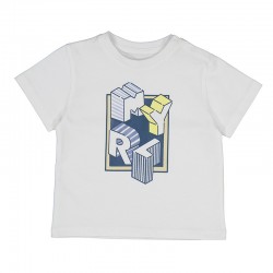 Mayoral Boy white printed t-shirt Mayoral Boy white printed t-shirt