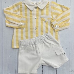 Deolinda Boy Sunny long sleeved short set Deolinda Boy Sunny long sleeved short set