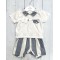 Boy Deolinda  Navy and White Nautical  short set Boy Deolinda  Navy and White Nautical  short set